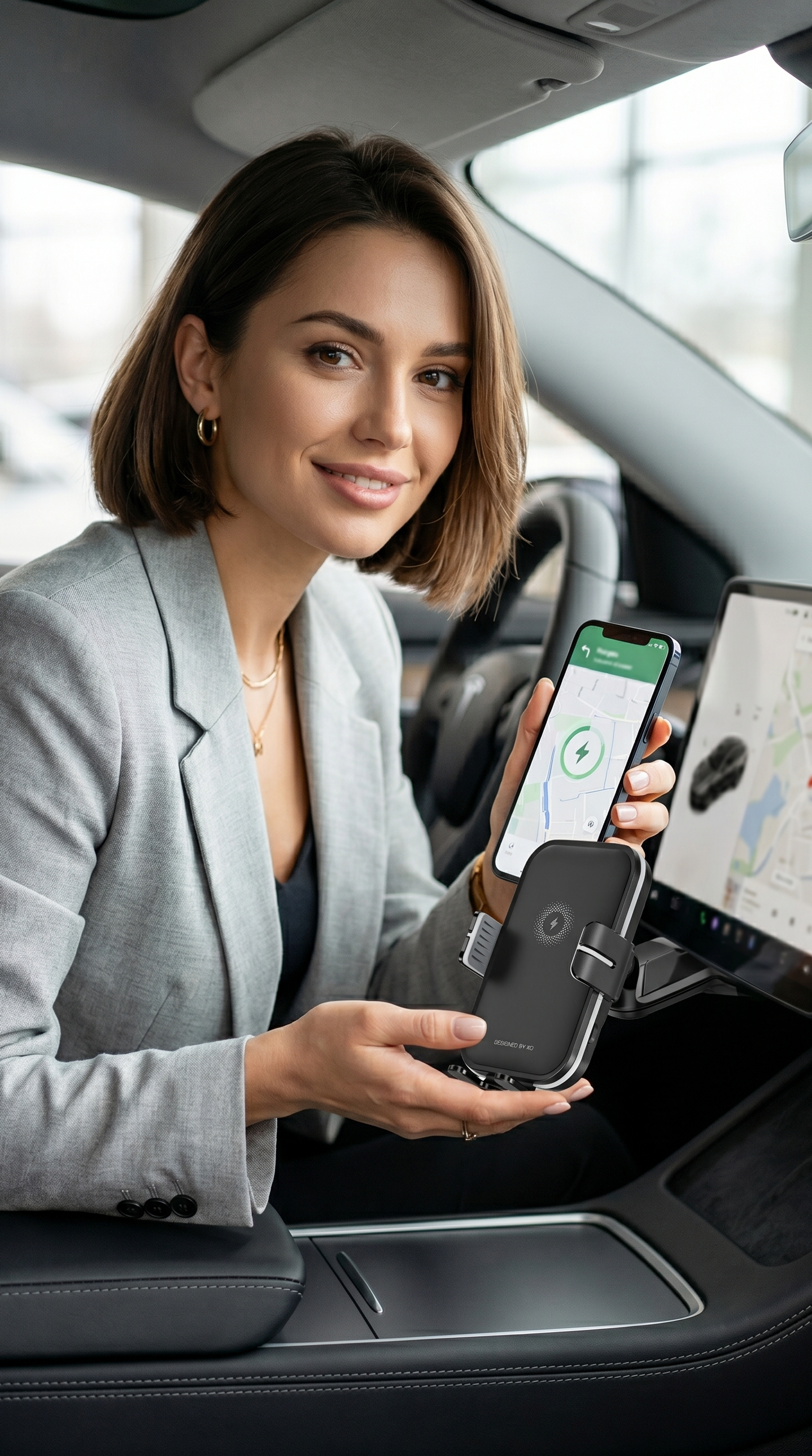 Wireless Car Charger Gravity Mount