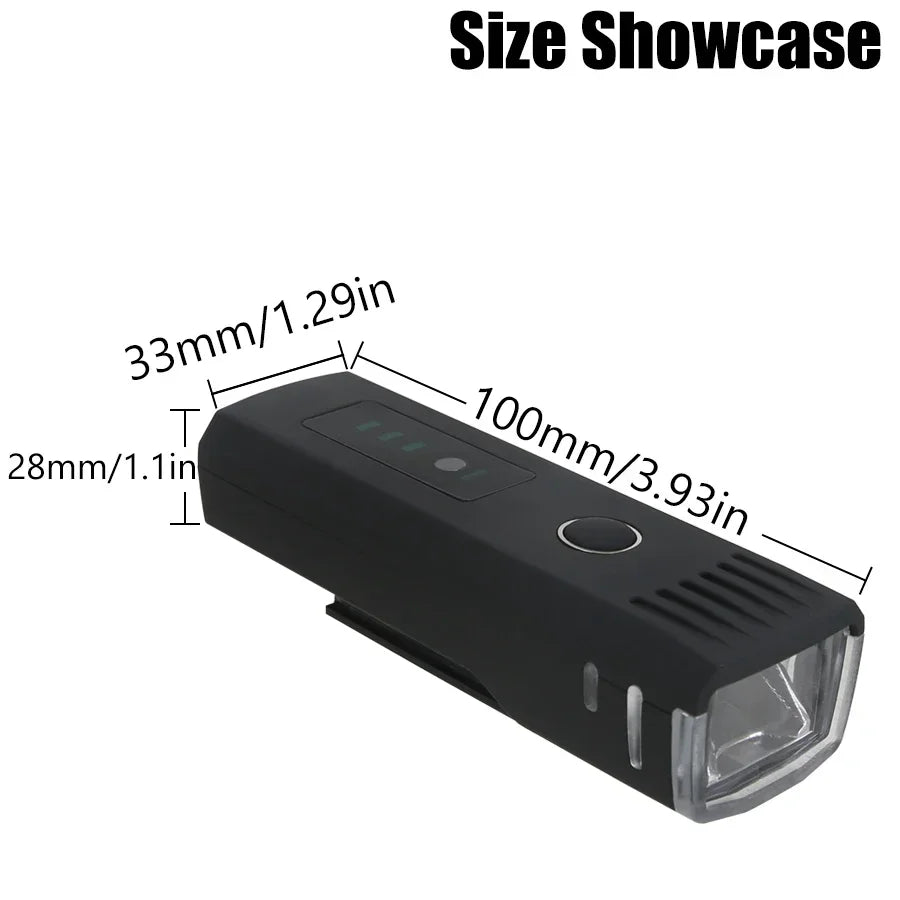 1000LM Bicycle Front Light Bright Bike Led Flashlight Bicycle Lantern USB Rechargeable MTB Bike Rear Lamp for Cycling Headlight