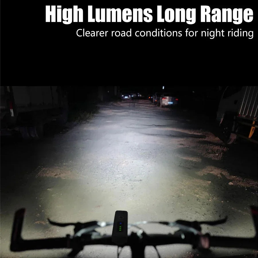 1000LM Bicycle Front Light Bright Bike Led Flashlight Bicycle Lantern USB Rechargeable MTB Bike Rear Lamp for Cycling Headlight