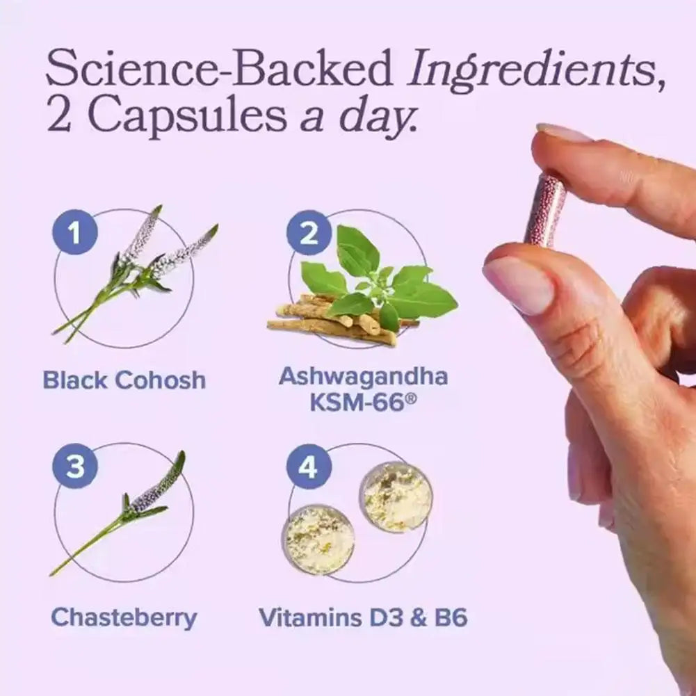Women's Probiotic Capsules Supports Healthy Yeast Balance Immunity Boost 60 Capsules