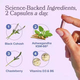 Women's Probiotic Capsules Supports Healthy Yeast Balance Immunity Boost 60 Capsules