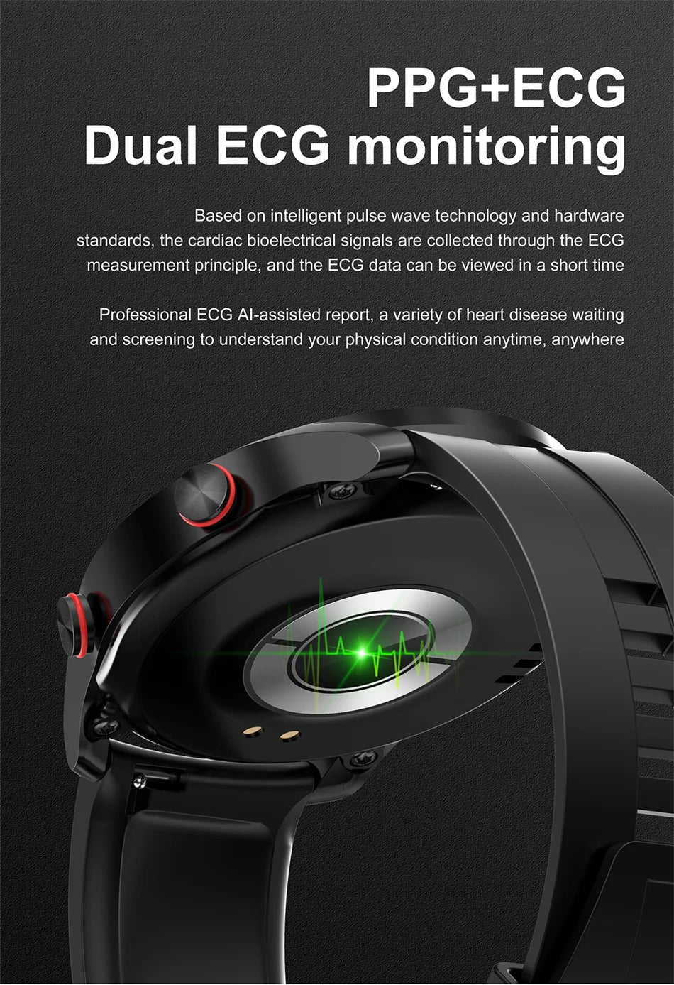 2026 New For Watch GT Series Smart Watch Men Women ECG+PPG HD Screen BT Call GPS Tracker Heart Rate IP68 Waterproof SmartWatch