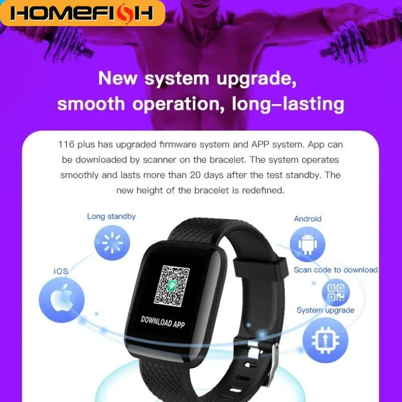 Smart Fitness Tracker Bracelet with Color Screen