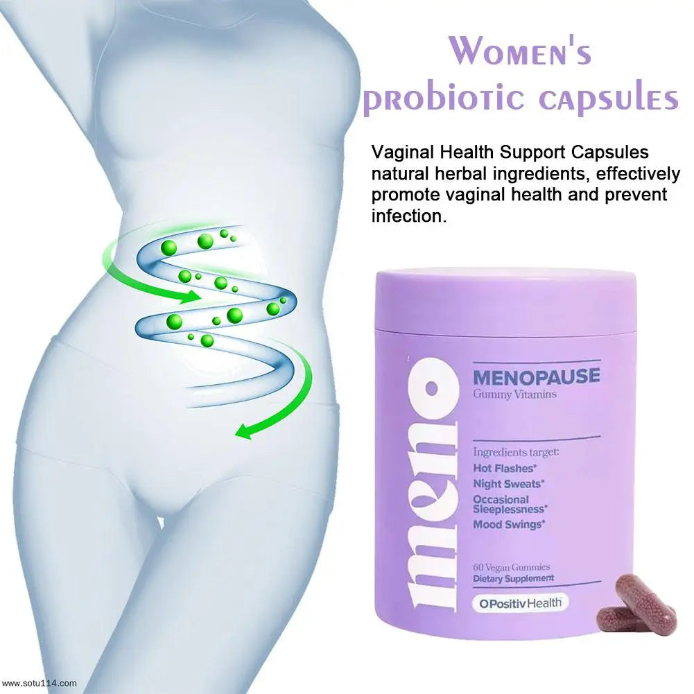 Women's Probiotic Capsules Supports Healthy Yeast Balance Immunity Boost 60 Capsules