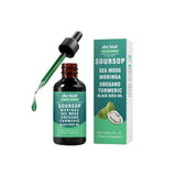Natural Soursop Extract Drops High Antioxidant Immune Support Pure Concentrated Formula All Ages Use Easy to Mix Water