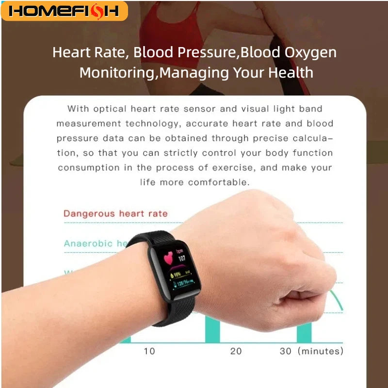 Smart Fitness Tracker Bracelet with Color Screen