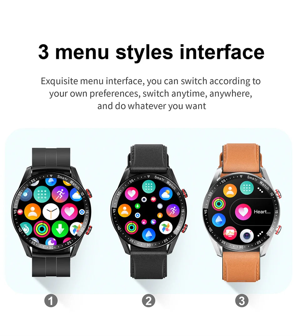 2026 New For Watch GT Series Smart Watch Men Women ECG+PPG HD Screen BT Call GPS Tracker Heart Rate IP68 Waterproof SmartWatch