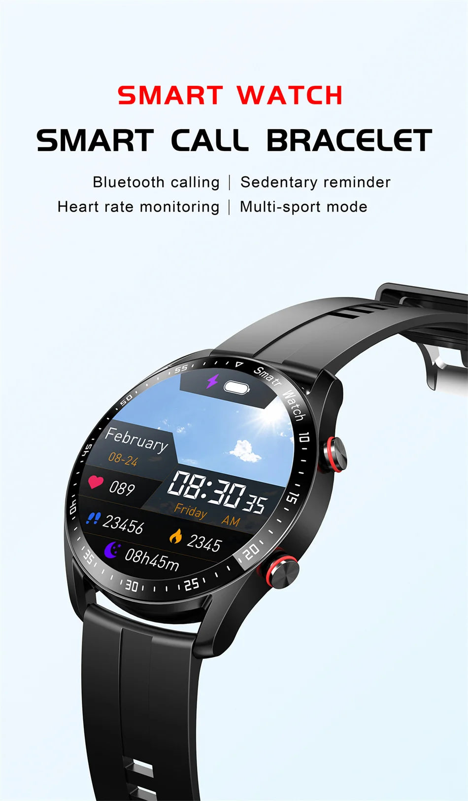 2026 New For Watch GT Series Smart Watch Men Women ECG+PPG HD Screen BT Call GPS Tracker Heart Rate IP68 Waterproof SmartWatch